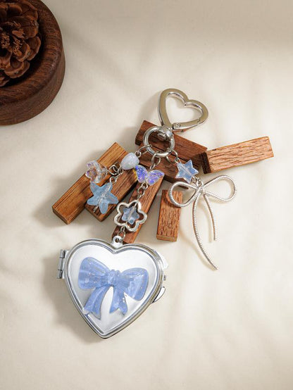 Heart Shaped Mirror Keychain, Fashionable Keychain for Women & Men, Trendy All - Match & Exquisite Keychain for Birthday Gift, Valentine'S Day, Gift